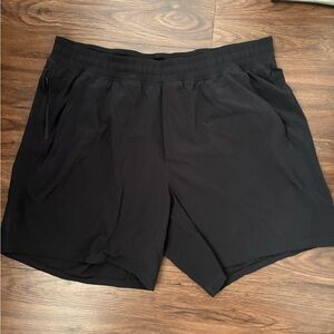 lululemon athletica Men's Black Athletic Shorts 7in